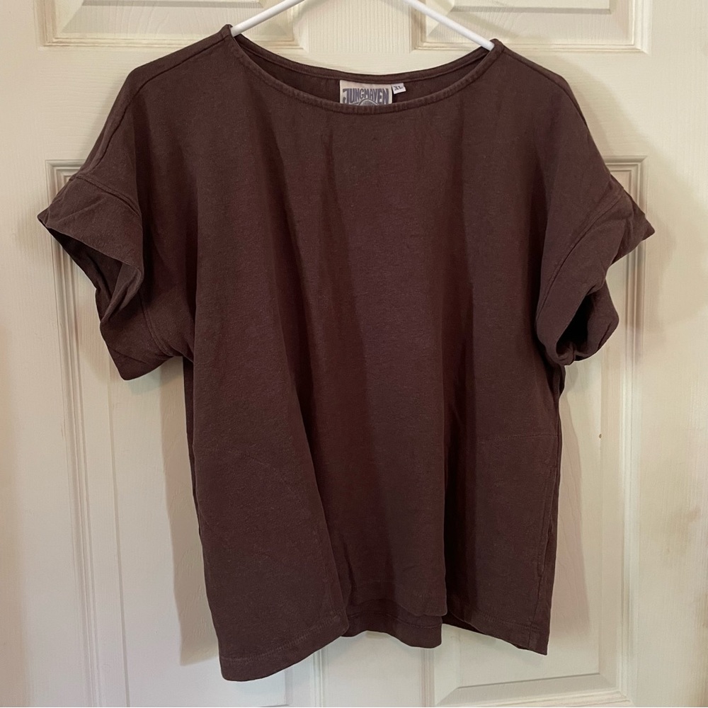 Jungmaven Taos Chocolate Short Sleeve Tee
